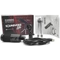Microfone C/ Fio Soundvoice Condensador 1200 Kit