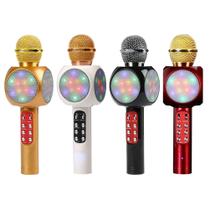 Microfone Caixa De Som Spaker Karaokê Youtuber Bluetooth