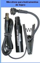 Microfone Captador Para Instrumento Sopro Php 600 Black Bug - Preto Microfone Captador Para Instrumento Sopro Php 600 Black Bug - Preto