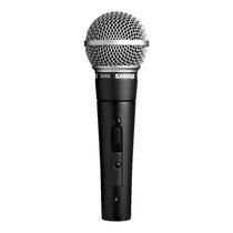 Microfone Cardioide Dinamico Bastão SM58S - SHURE Microfone Cardioide Dinamico Bastão SM58S - SHURE