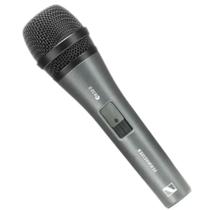 microfone cardioide dinâmico Sennheiser E835-S com interruptor liga/desliga microfone cardioide dinâmico Sennheiser E835-S com interruptor liga/desliga