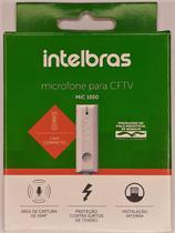 Microfone CFTV Case plástico Para captar o áudio do ambiente - Intelbras