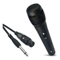 Microfone Com Fio Accione para seu Karaokê Mixer Caixa de Som