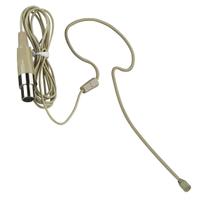 Microfone Com Fio Auricular Mini Ear Bege Com Mini XLR 4 Pinos CSR Profissional Microfone Com Fio Auricular Mini Ear Bege Com Mini XLR 4 Pinos CSR Profissional