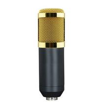 Microfone com fio BM-800 com suporte de choque para karaokê - preto - Generic