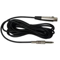 Microfone com Fio Dinâmico Performance Sound Preto