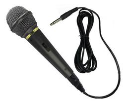 Microfone Com Fio Dinâmico Profissional Metal Cabo 2Mts Top