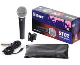 Microfone Com Fio Dinâmico Staner ST62