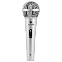 Microfone com fio Harmonics, 4,5 metros, Prata, MDC201 HARMONICS