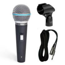 Microfone Com Fio JLW EMS580 + Cachimbo - JWL
