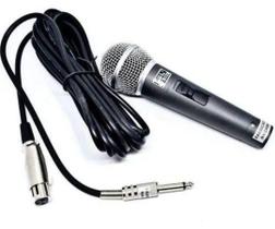 Microfone com fio JWL BA 58s Profissional