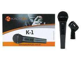 Microfone Com Fio Kadosh K-1 Com Bag + Cachimbo Linha Pro Nf