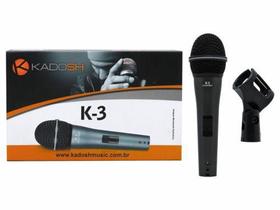 Microfone Com Fio Kadosh K-3 Com Bag E Cachimbo Oferta Nfe