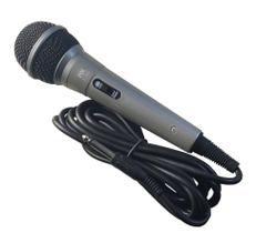 Microfone com fio karaoke, palestra, escola, uso geral - 3 metros - PIX