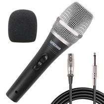 Microfone com fio LyriCloom Professional Vocal Dynamic Silver Microfone com fio LyriCloom Professional Vocal Dynamic Silver