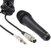 Microfone Com Fio Para Caixa De Som Bom Serve Karaoke Igreja