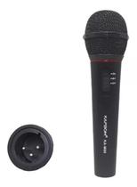 Microfone com fio para karaokê, (preto) Microfone vocal dinâmico unidirecional Microfone plug-in para karaokê, ampli