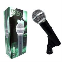 Microfone Com Fio Profissional Chave ON/OFF 600 Ohm Leson