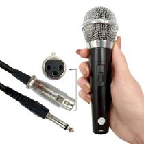 Microfone Com fio Profissional Dinâmico Igreja Palestra WB-6012