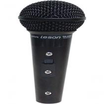 Microfone Com Fio Profissional Sm58 P4 Bk Preto Fosco...