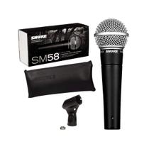 Microfone com Fio Shure SM58LC Mao Vocal