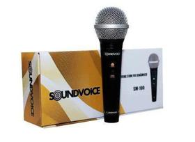 Microfone Com Fio Sm 100 Soundvoice Microfone Com Fio Sm 100 Soundvoice