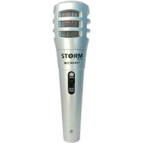 Microfone Com Fio Storm MICN0007 Prata Microfone Com Fio Storm MICN0007 Prata