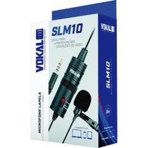 Microfone Com Fio Vokal Slm 10 Lapela P3