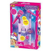 Microfone Com Pedestal Barbie Dreamtopia Fun F0057-6