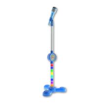 Microfone Com Pedestal Infantil Cor Azul ELT-00902 Microfone Com Pedestal Infantil Cor Azul ELT-00902