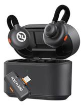 microfone compacto Hollyland Lark M2s Duo Preto USB-C 300m