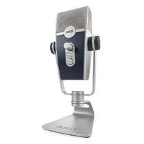 Microfone Condensador AKG Lyra 4K, Ultra HD, Multi-Mode, USB-C, Prata - C44-USB