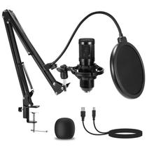 Microfone condensador AMOOX Professional USB Cardioid Mic