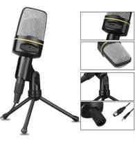 Microfone Condensador Andowl Qy-920 Com Suporte Tripe