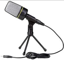 Microfone Condensador Andowl Qy-920 Com Suporte Tripe