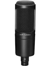Microfone Condensador Audio-Technica, cardióide, XLRM de 3 pinos - AT2020 PodCast