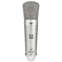 Microfone condensador behringer b2 pro multipadrão estúdio xlr com case Microfone condensador behringer b2 pro multipadrão estúdio xlr com case