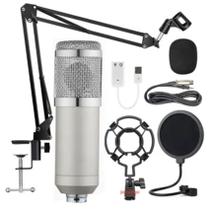 Microfone condensador Bm800 Arm Suporte Antipop Studio Pc - generic