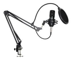 Microfone Condensador Bm800 Skypix Usb Profissional Podcast