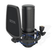 Microfone Condensador Boya By-m1000 Pro Xlr Gravação Estúdio Podcasts