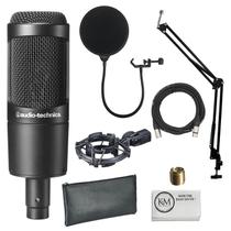 Microfone Condensador Cardioide Audio-Technica AT2035 com Acessórios