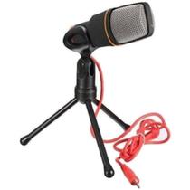 Microfone Condensador Com Cabo P2 E Tripe 20 CM Youtuber - GN