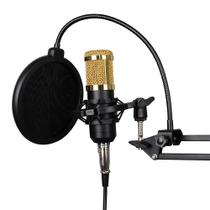 Microfone Condensador com Suporte Metal Articulado MYMAX