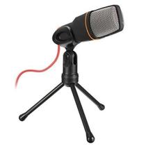 Microfone Condensador Com Suporte Omnidirecional Entada P2 - VIL