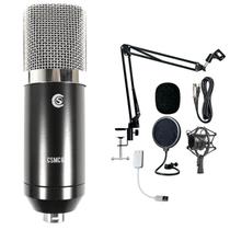 Microfone Condensador Custom Sound CSMC 6K Kit Podcast