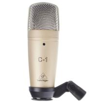Microfone Condensador de Estúdio de Diafragma Grande Behringer C1