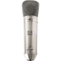 Microfone Condensador de Grande Diafragma Duplo e Padrões Polares Selecionáveis Behringer B2 Pro Microfone Condensador de Grande Diafragma Duplo e Padrões Polares Selecionáveis Behringer B2 Pro