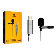 Microfone Condensador De Lapela Usb Maono Au-ul20 Premium