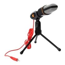 Microfone Condensador De Mesa Alta Sensibilidade Com Tripé BM888