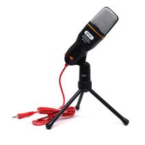 Microfone Condensador De Mesa P2 Tripe Gravação Microfone Condensador De Mesa P2 Tripe Gravação